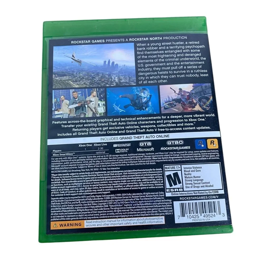 Grand Theft Auto V:‎ Premium Edition for Xbox One – E14Q
